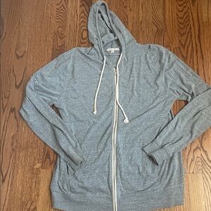 Threads 4 Thought Heathered Blue Hoodie